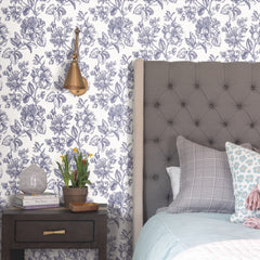 RMK12577RL Peel and Stick Wallpaper in a room setting