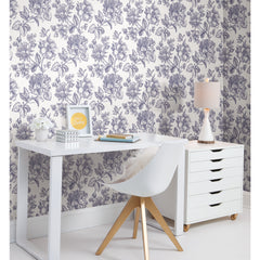 RMK12577RL Peel and Stick Wallpaper in a room setting