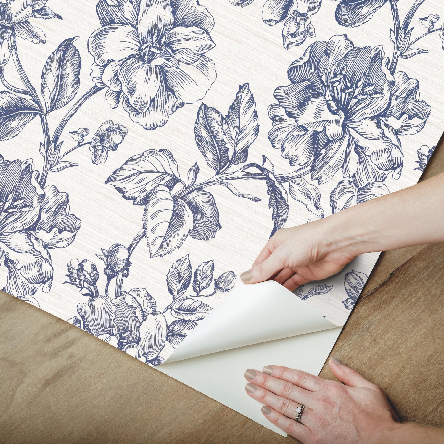 RMK12577RL Peel and Stick Wallpaper - how to peel