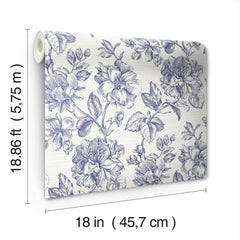 RMK12577RL Peel and Stick Wallpaper - dimensions