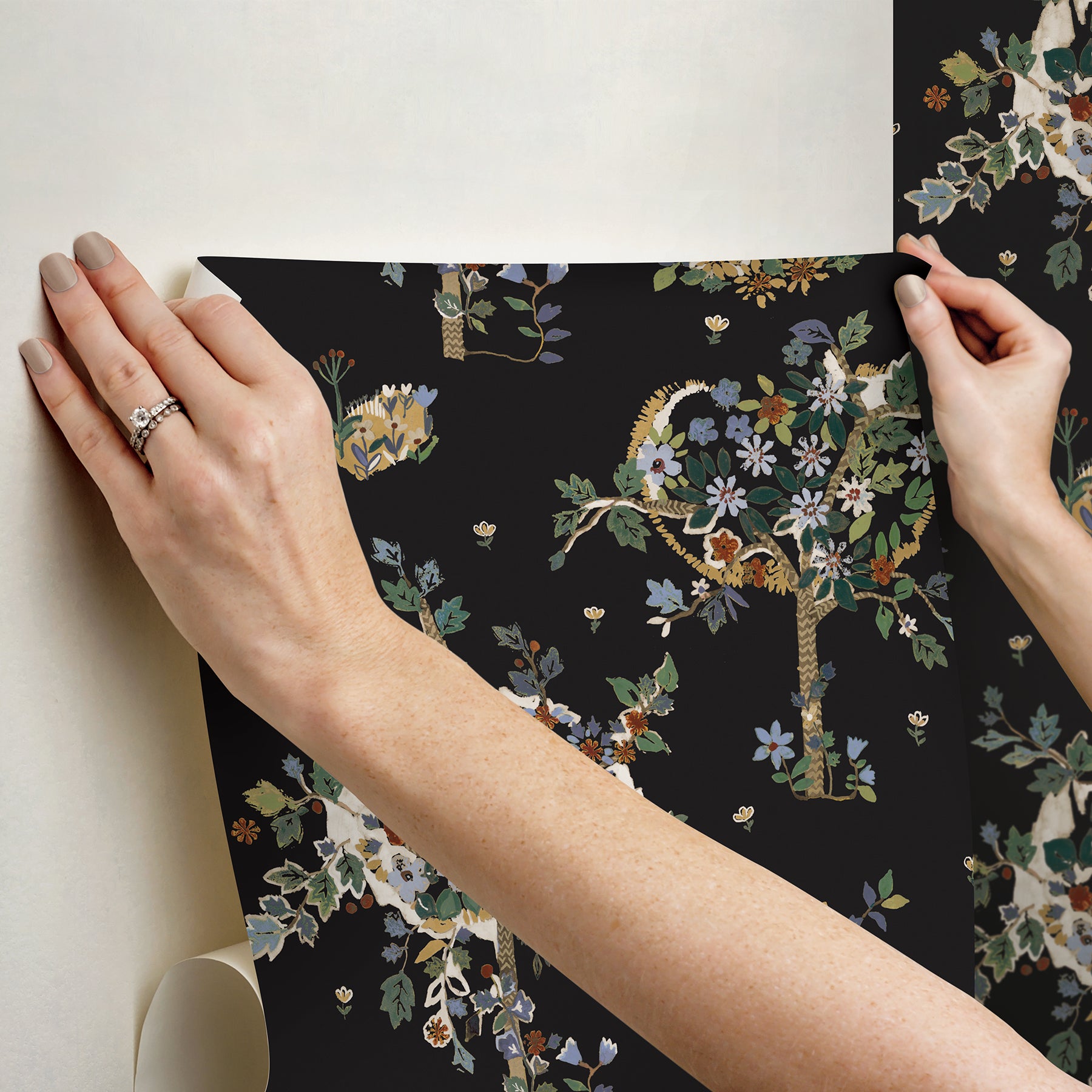Flowering Peace Tree Peel & Stick Wallpaper - peel and stick