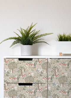 Clara Jean Peel and Stick Wallpaper in a room setting