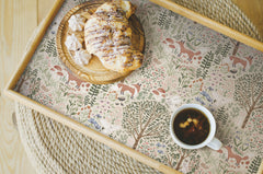 Clara Jean Peel and Stick Wallpaper in a room setting