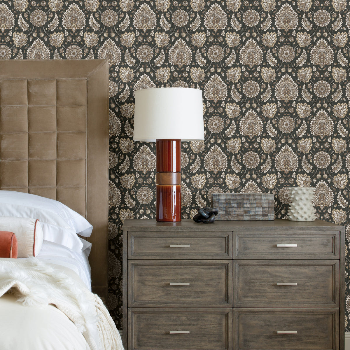 RMK12608PLW Peel and Stick Wallpaper in a room setting