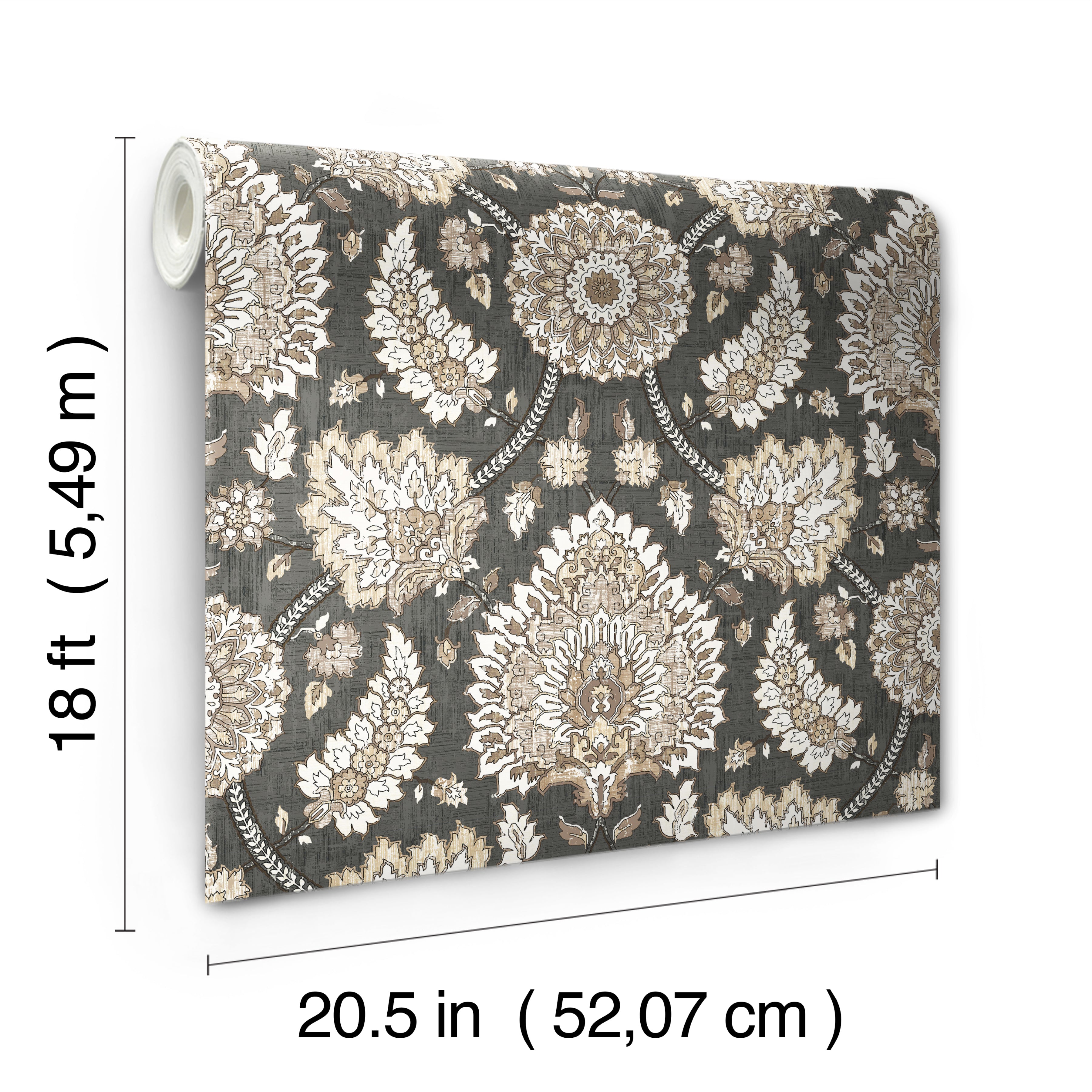 RMK12608PLW Peel and Stick Wallpaper - dimensions