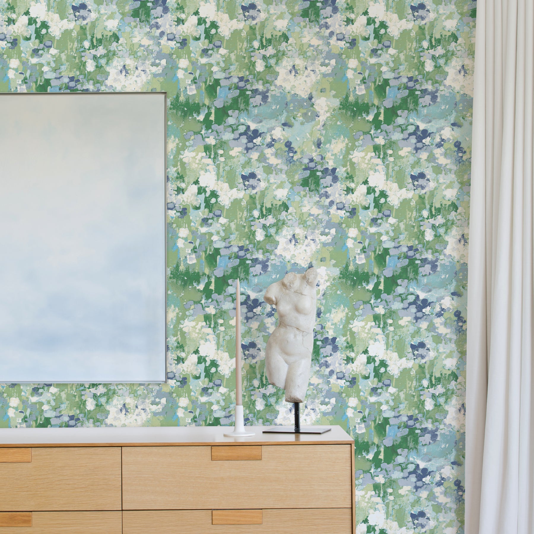 RMK12610PLW Peel and Stick Wallpaper in a room setting