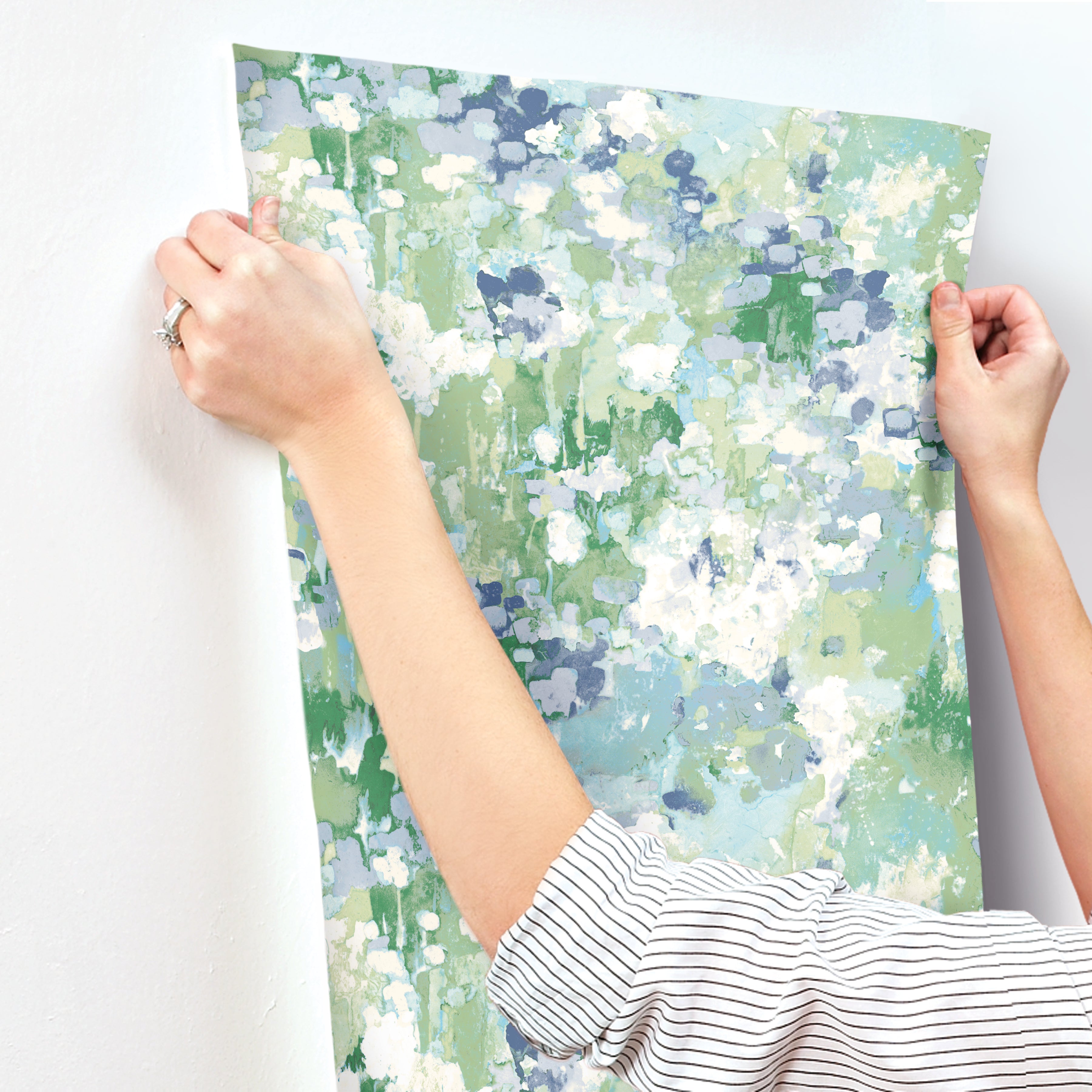 RMK12610PLW Peel and Stick Wallpaper - how to stick