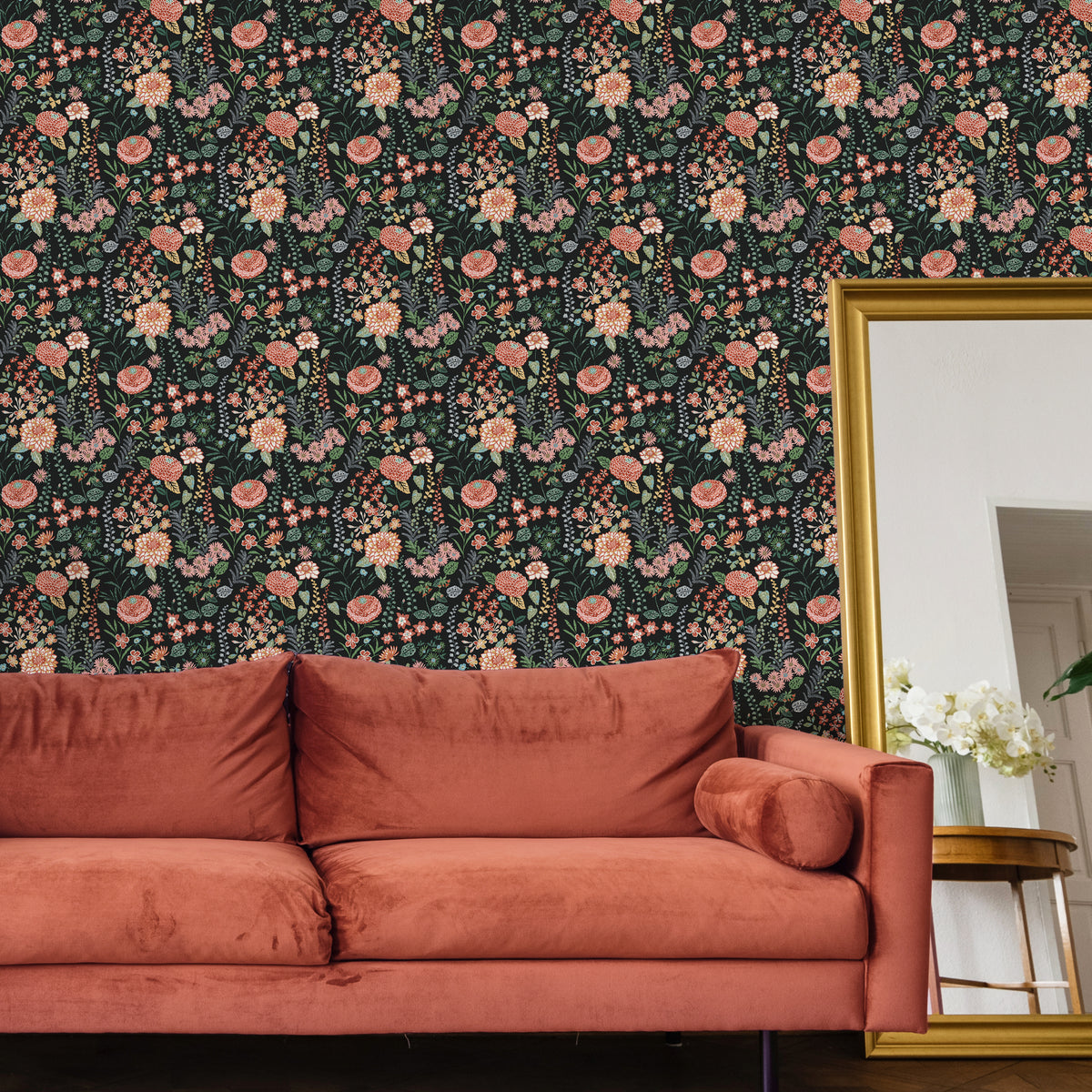 RMK12613PLW Peel and Stick Wallpaper in a room setting
