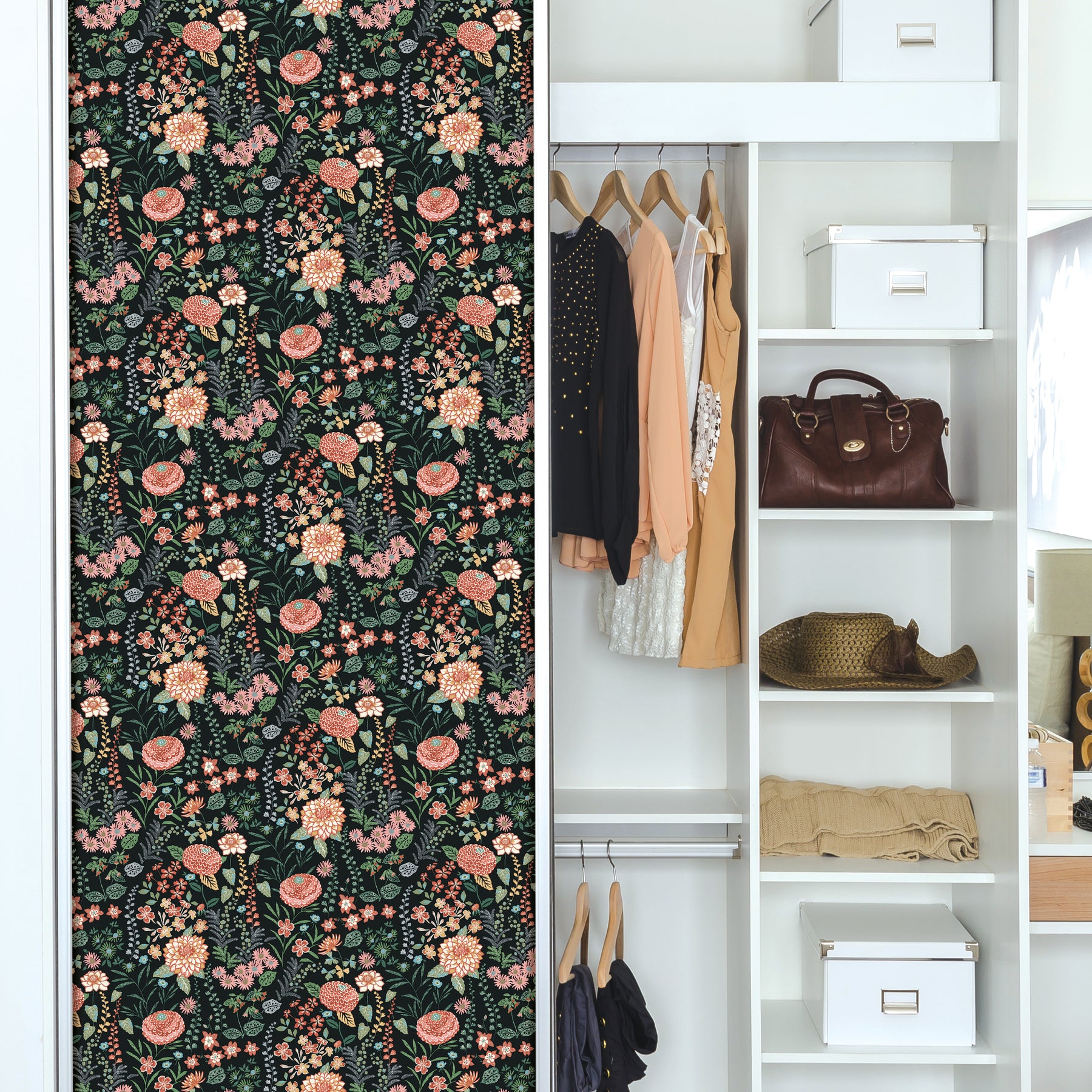 RMK12613PLW Peel and Stick Wallpaper in a room setting