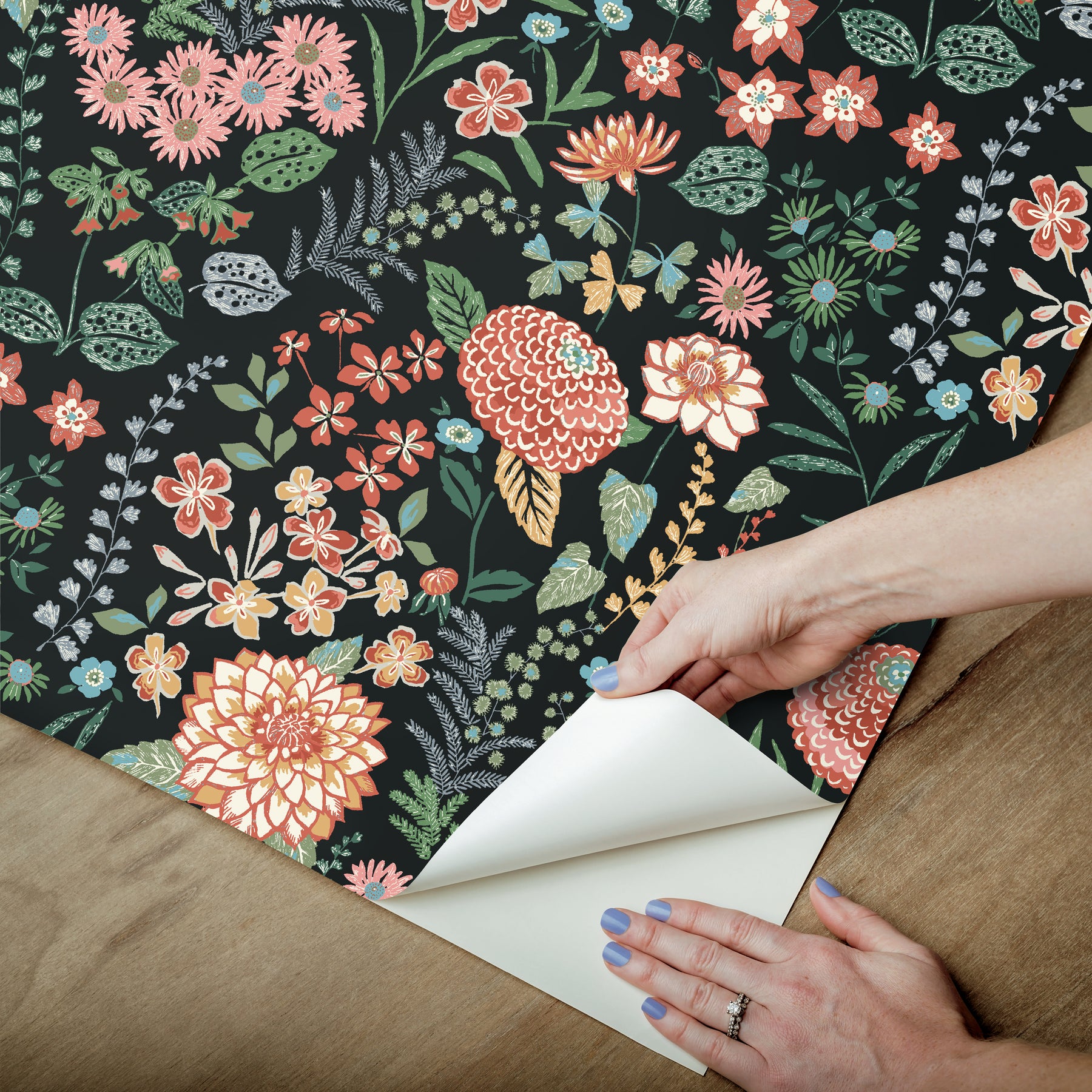 RMK12613PLW Peel and Stick Wallpaper - how to peel