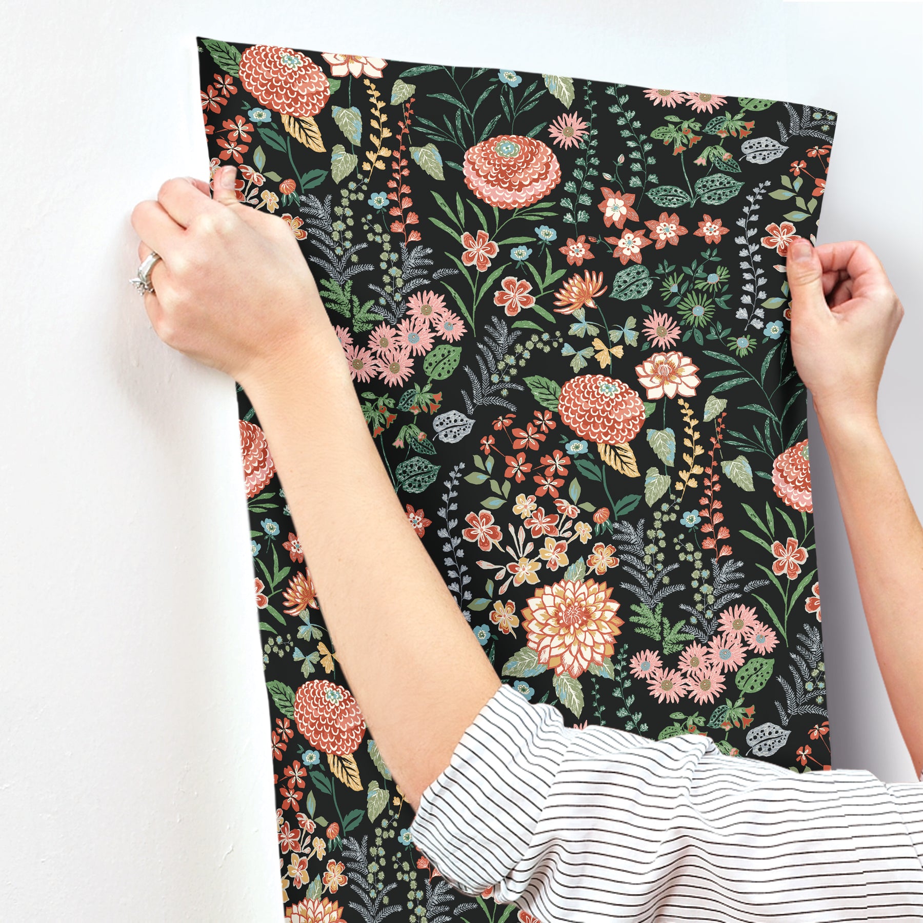 RMK12613PLW Peel and Stick Wallpaper - how to stick