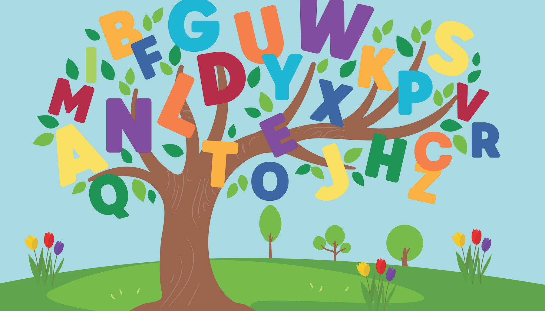 Alphabet Tree P&S Wall Murals by WallPops