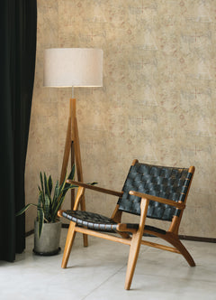 RMK12617RL Peel and Stick Wallpaper in a room setting