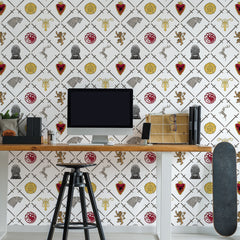 RMK12618RL Peel and Stick Wallpaper in a room setting