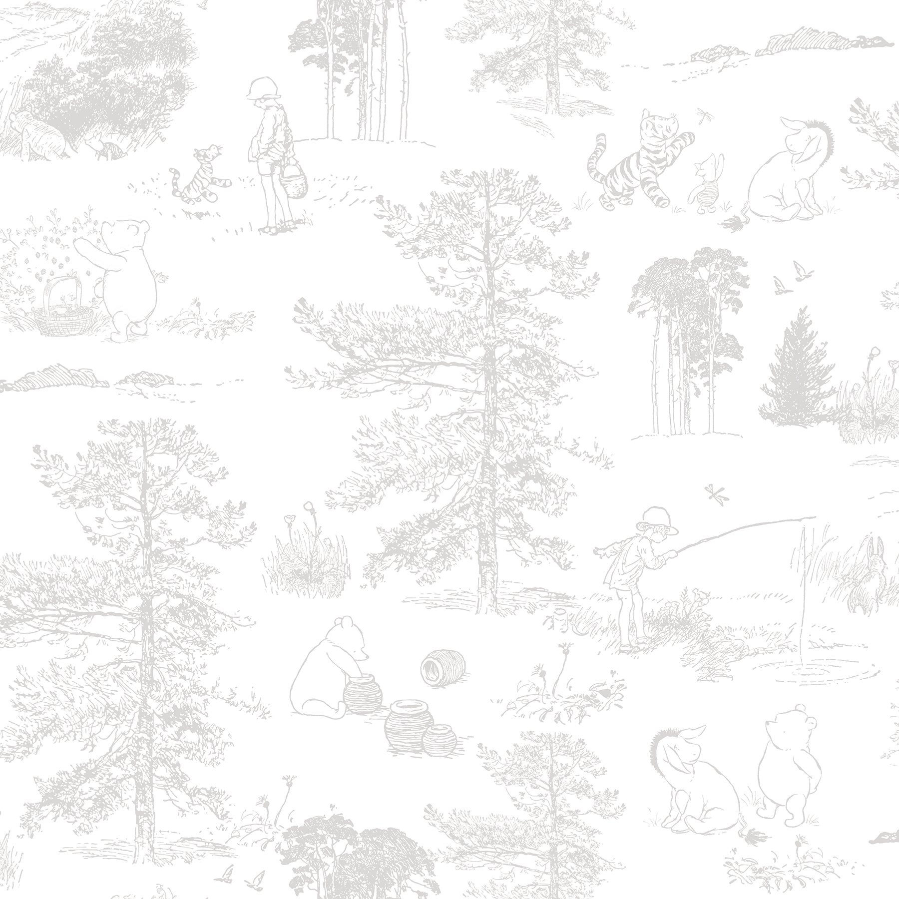 Winnie The Pooh P&S Wallpaper by WallPops