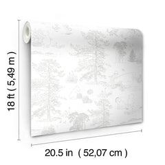 Winnie The Pooh P&S Wallpaper - dimensions