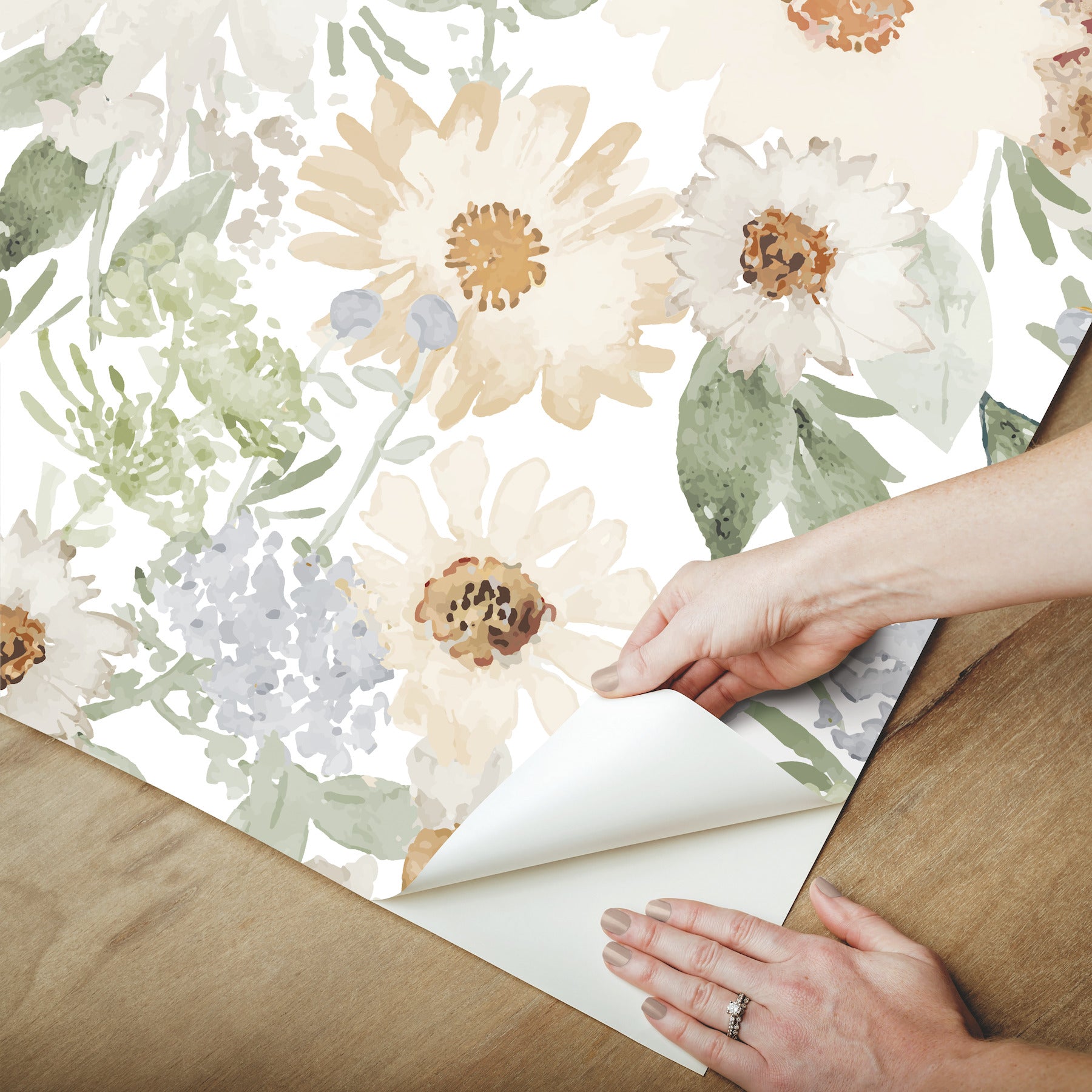 Clara Jean Peel and Stick Wallpaper - how to peel