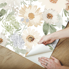 Clara Jean Peel and Stick Wallpaper - how to peel