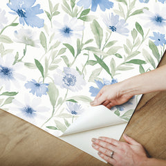 Clara Jean Peel and Stick Wallpaper - how to peel