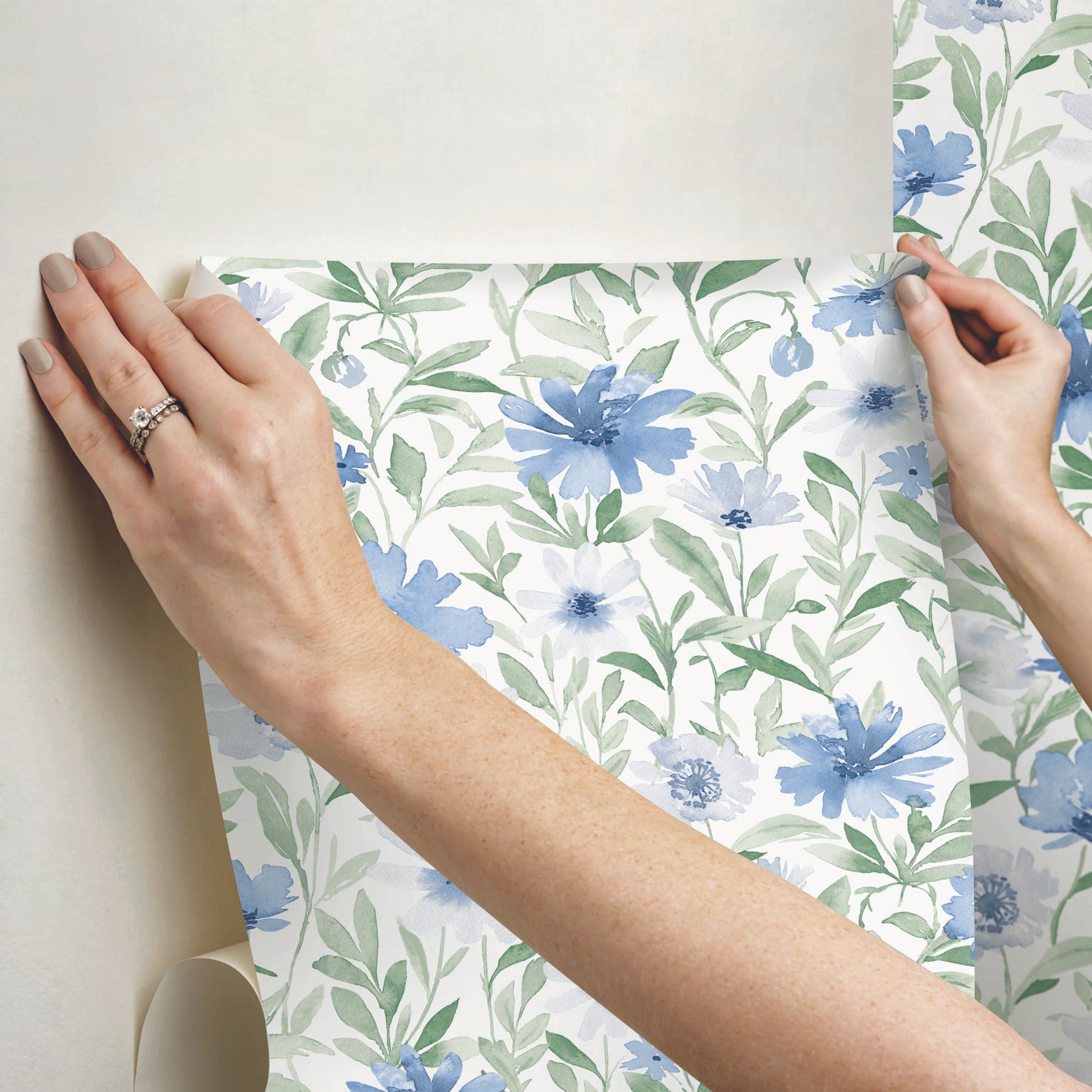 Clara Jean Peel and Stick Wallpaper - how to stick