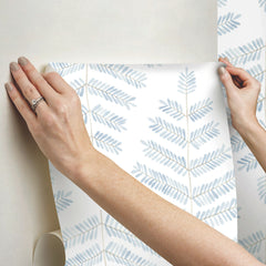 Cat Coquillette Leaflets Peel and Stick Wallpaper - how to stick