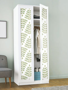 Cat Coquillette Leaflets Peel and Stick Wallpaper in a room setting