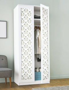 Cat Coquillette Gingko Peel and Stick Wallpaper in a room setting