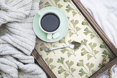 Cat Coquillette Gingko Peel and Stick Wallpaper in a room setting
