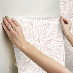 Cat Coquillette Burst Peel and Stick Wallpaper - how to stick