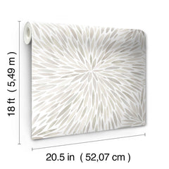 Cat Coquillette Burst Peel and Stick Wallpaper - dimensions