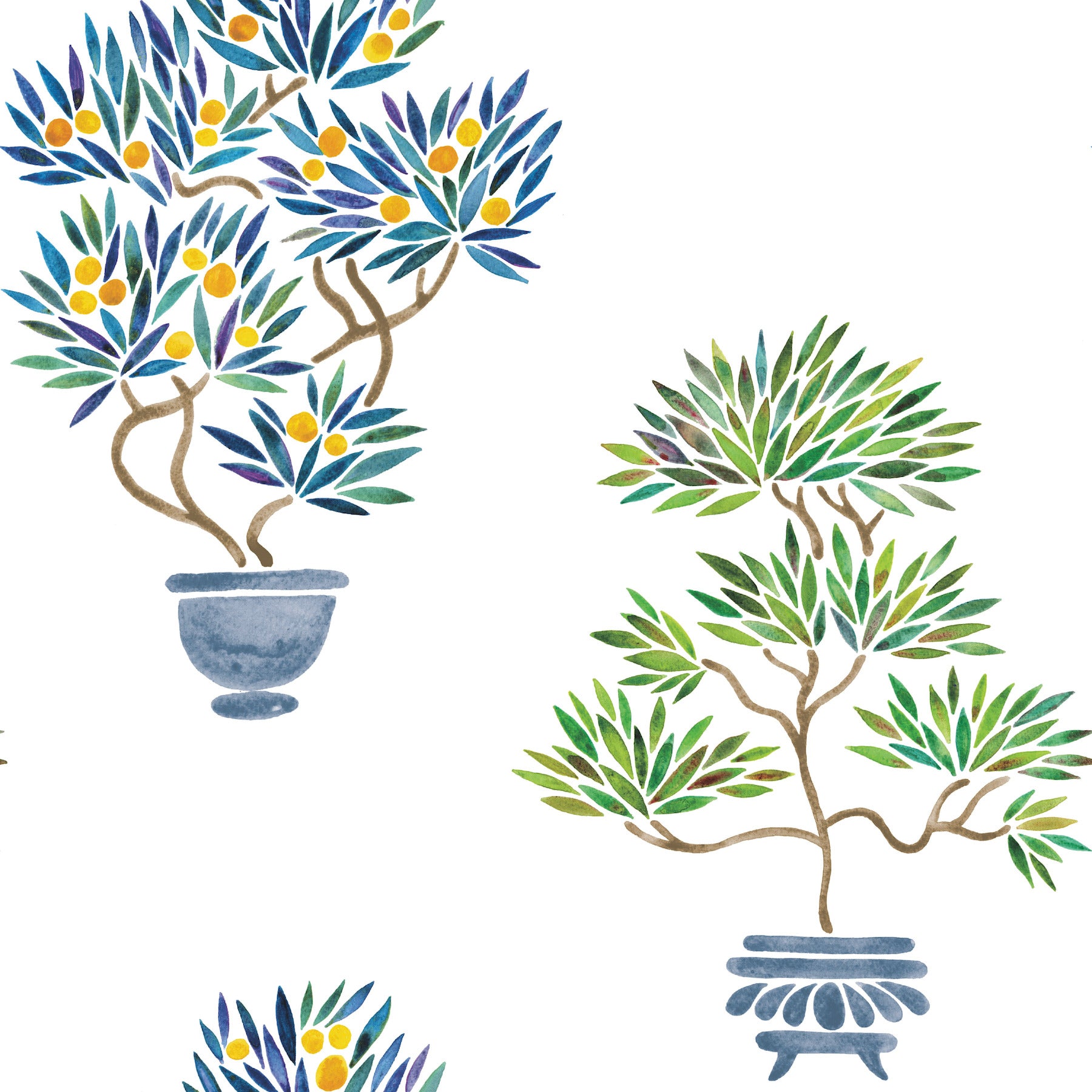 Cat Coquillette Bonsai Peel and Stick Wallpaper by WallPops