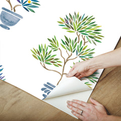 Cat Coquillette Bonsai Peel and Stick Wallpaper - how to peel