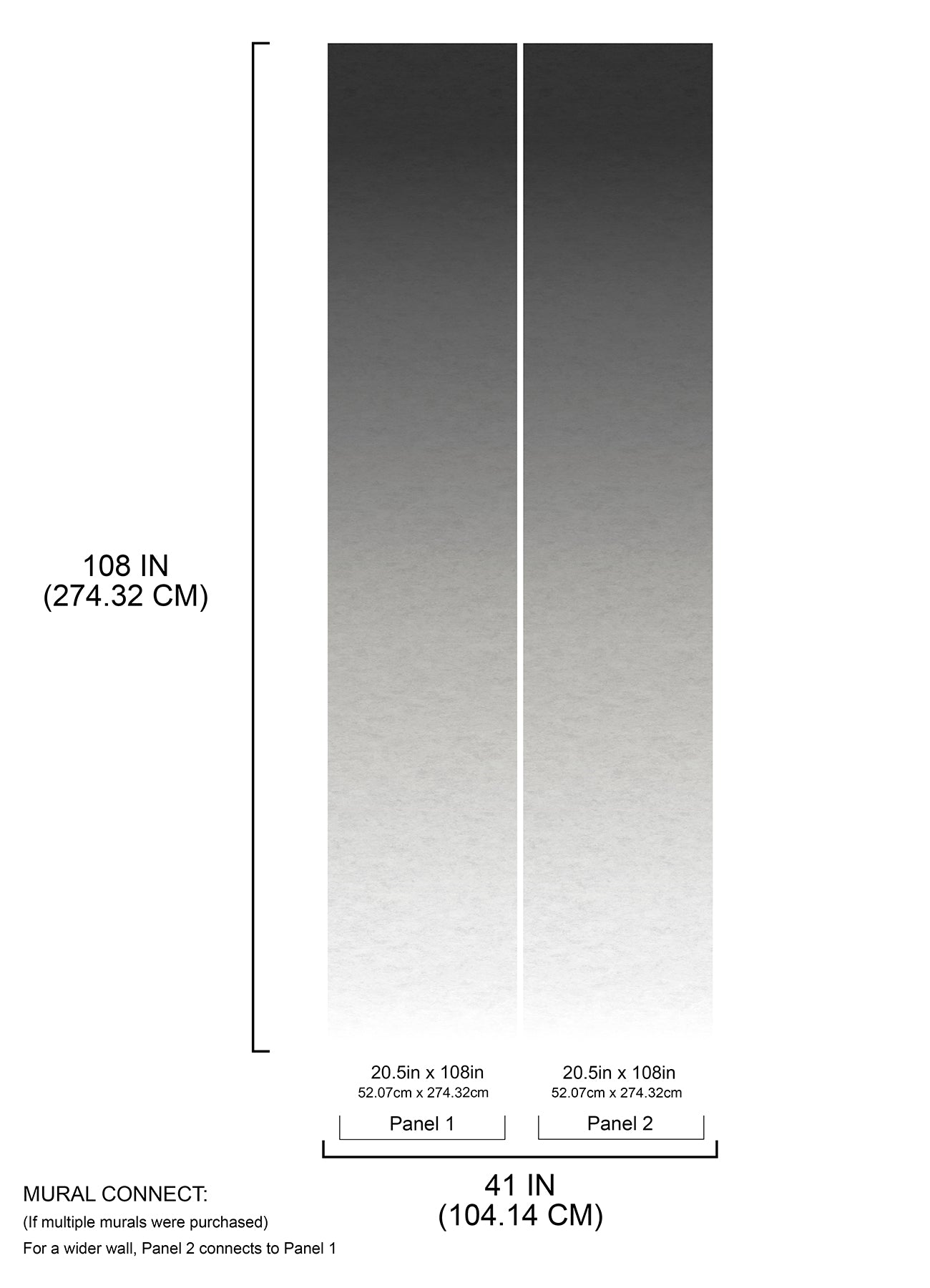 Aura Ombre Peel & Stick Wall Murals