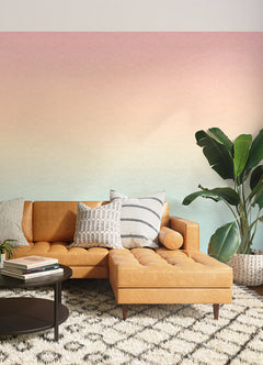 Aura Ombre P&S Wall Murals in a room setting