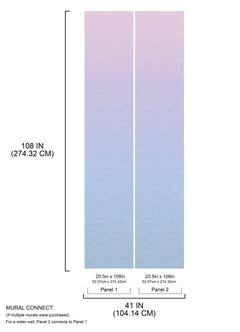 Aura Ombre Peel & Stick Wall Murals
