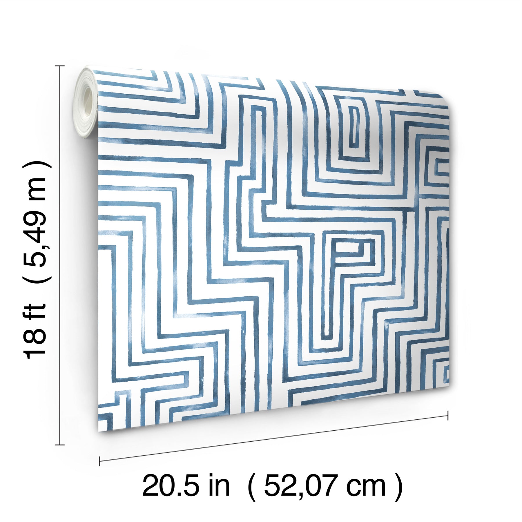 Warren Peel and Stick Wallpaper - dimensions