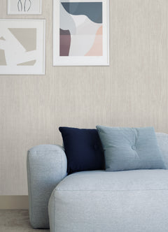 Cherry Wood Peel & Stick Wallpaper in a room setting