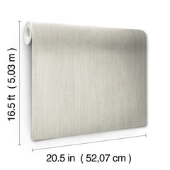 Cherry Wood Peel & Stick Wallpaper - dimensions