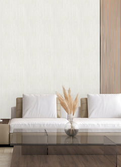 Cherry Wood Peel & Stick Wallpaper in a room setting