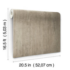 Dimensional Natural Wood Peel & Stick Wallpaper - dimensions
