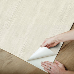 Dimensional Natural Wood Peel & Stick Wallpaper - how to peel