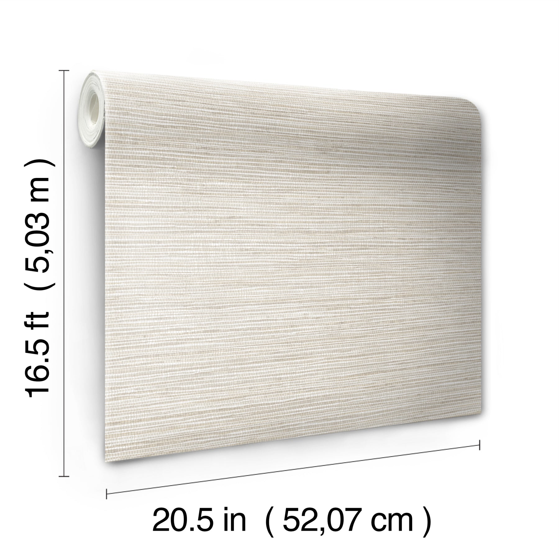Dimensional Grasscloth Peel and Stick Wallpaper - dimensions