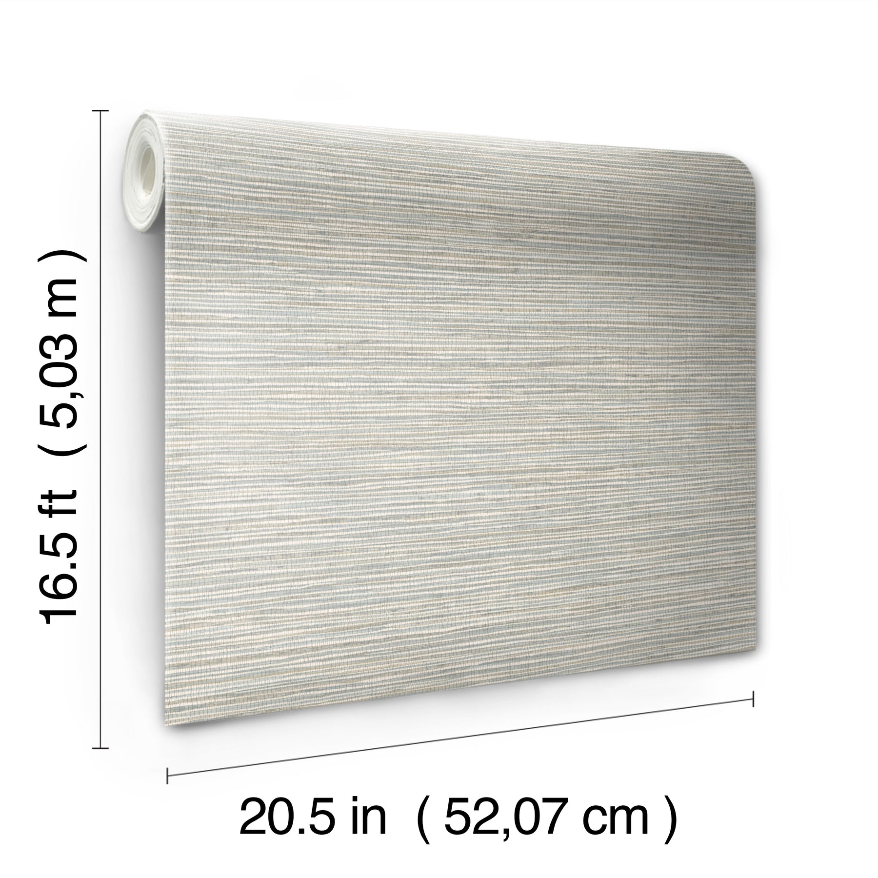 Dimensional Grasscloth Peel and Stick Wallpaper - dimensions