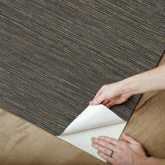 Dimensional Grasscloth Peel and Stick Wallpaper - how to peel
