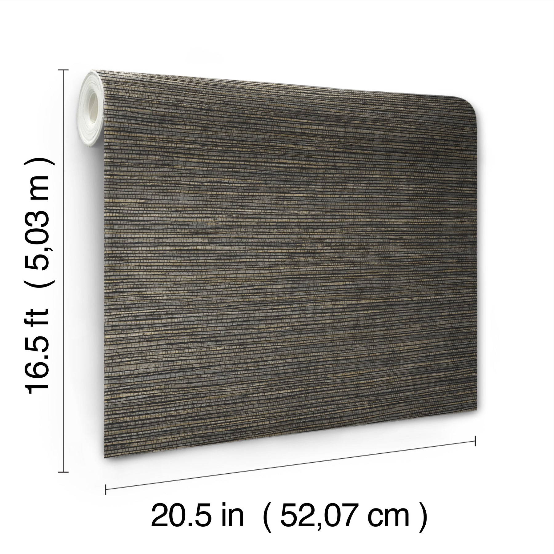 Dimensional Grasscloth Peel and Stick Wallpaper - dimensions