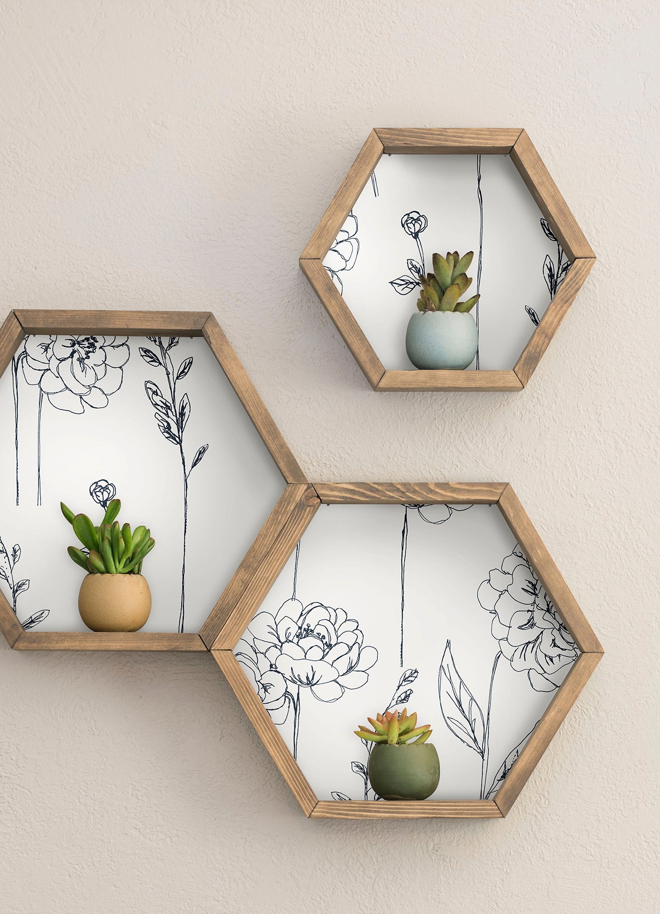 Maisey Peel & Stick Wallpaper in a room setting