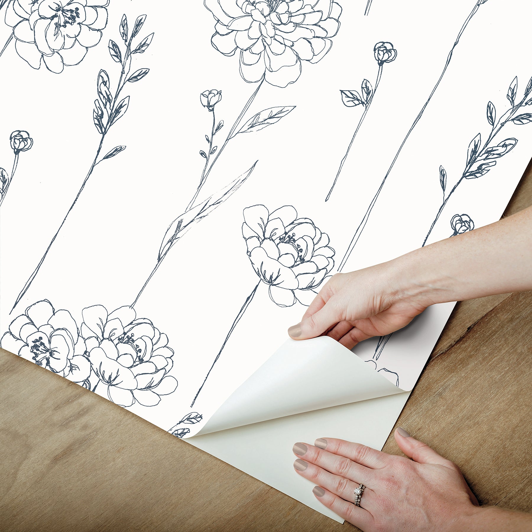 Maisey Peel & Stick Wallpaper - how to peel