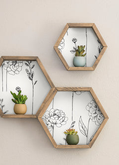 Maisey Peel & Stick Wallpaper in a room setting