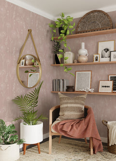Maisey Peel & Stick Wallpaper in a room setting