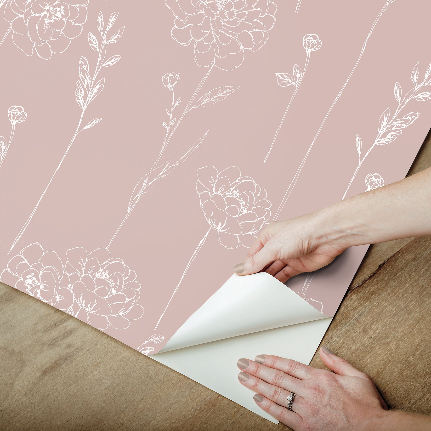 Maisey Peel & Stick Wallpaper - how to peel